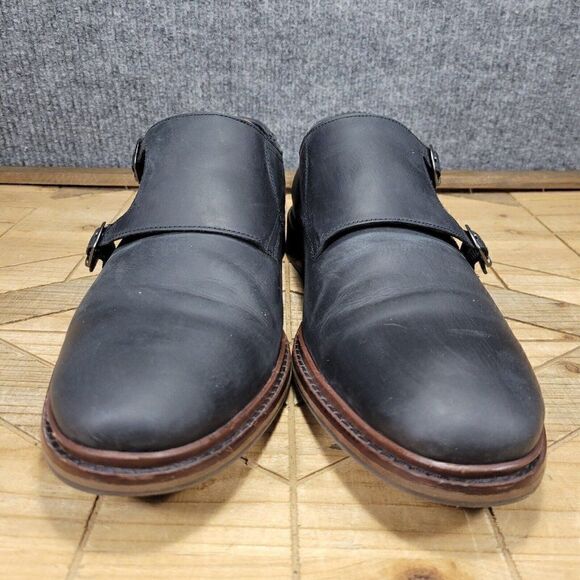 Cole Haan Benton Double Monk II Mens Size 11.5 Leather Shoes Black C25398 - Picture 3 of 10